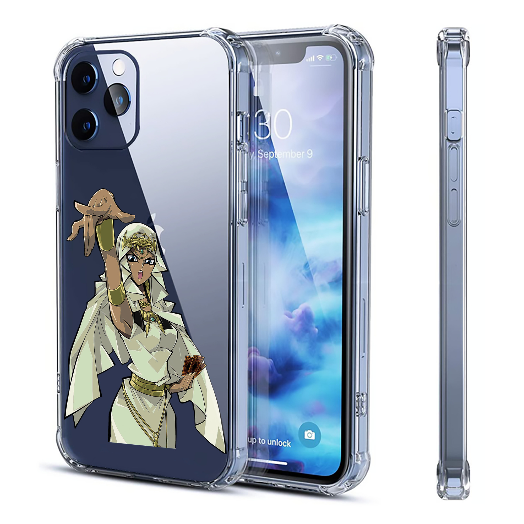 （画像用） 遊☆戯☆王 Yu-Gi-Oh! 【iPhone 12シリーズ対応】透明スマホケース（クリアソフトケース）